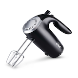 MASTER Chef 5 Variable Speed Hand Mixer, Black Front_Angled_Left