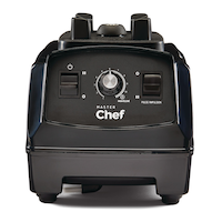 MASTER Chef High Speed Blender, BPA-Free, Black, 1500W Front_Elevated