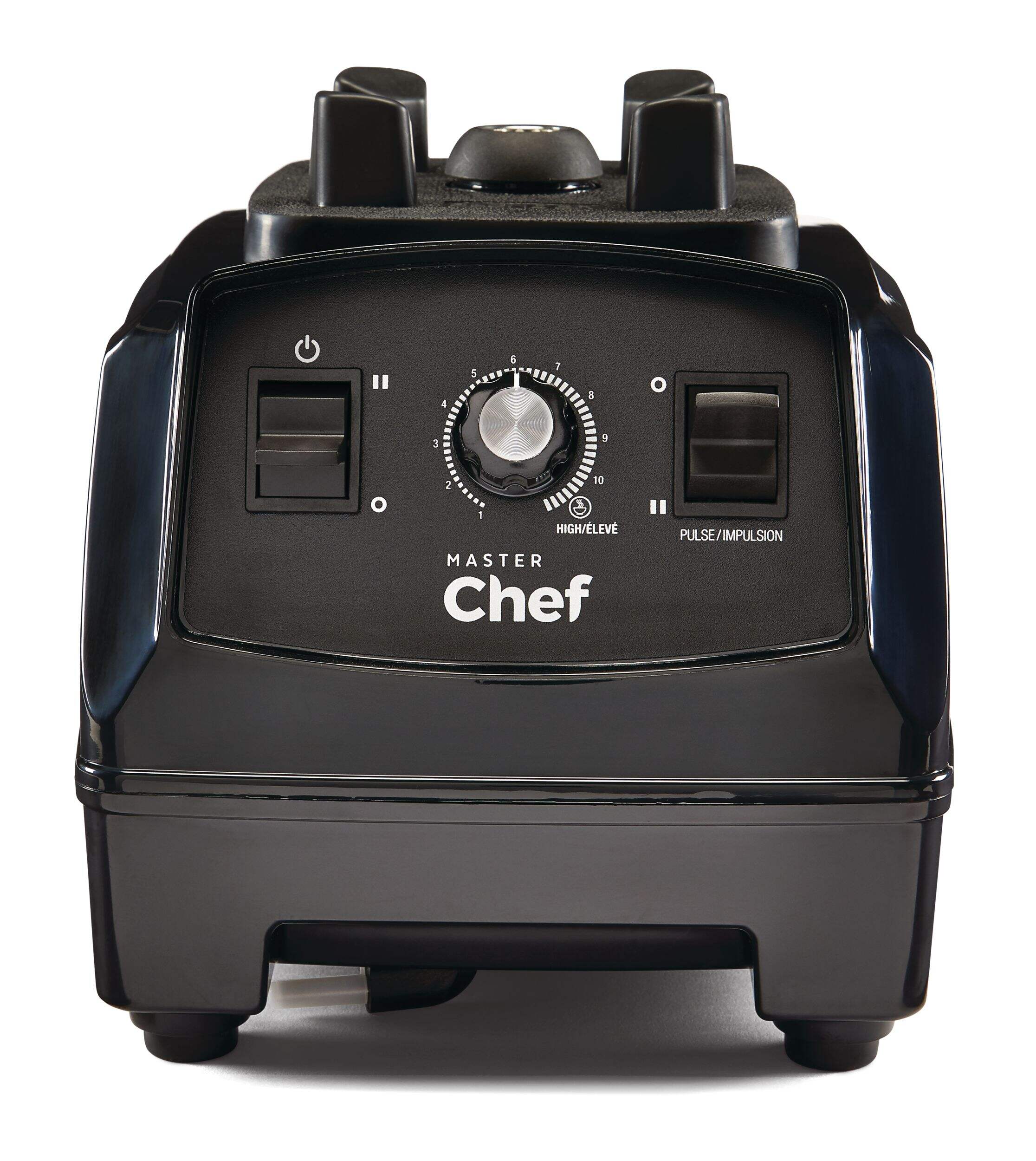 MASTER Chef High Speed Blender, BPA-Free, Black, 1500W Front_Elevated