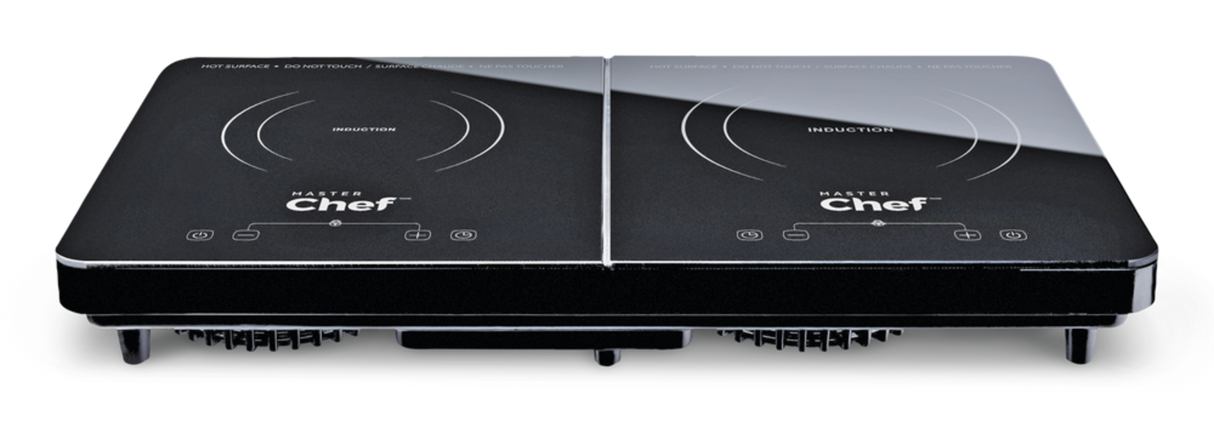 MASTER Chef Portable Induction Cooktop w/ 10 Settings, Black, 1800W