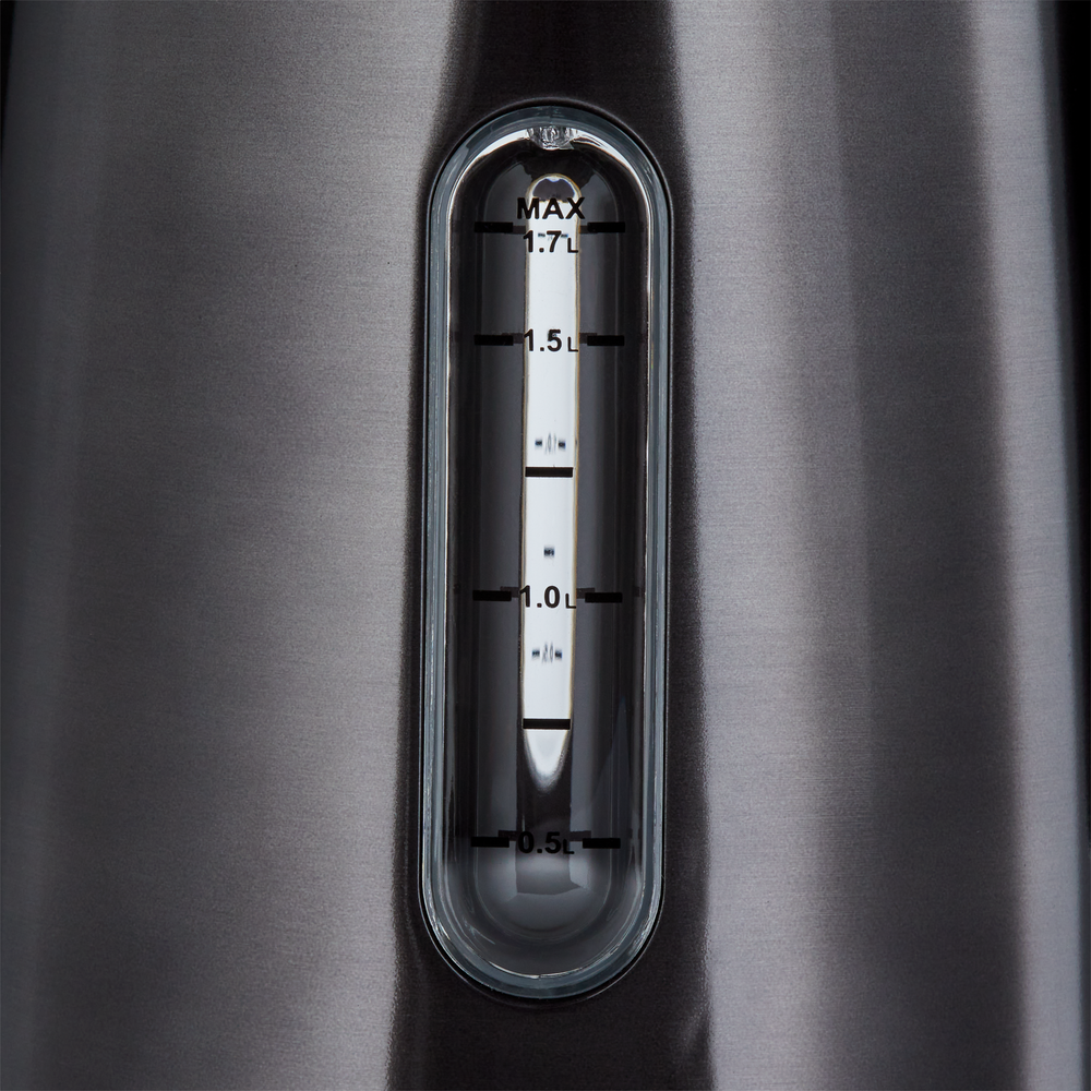 PADERNO Cordless Programmable Electric Kettle w/ Digital Display, Black