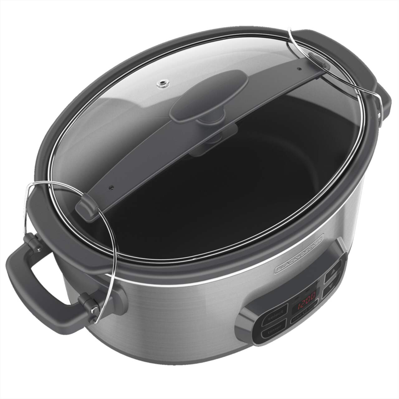 Black Decker Portable Digital Slow Cooker 7 qt