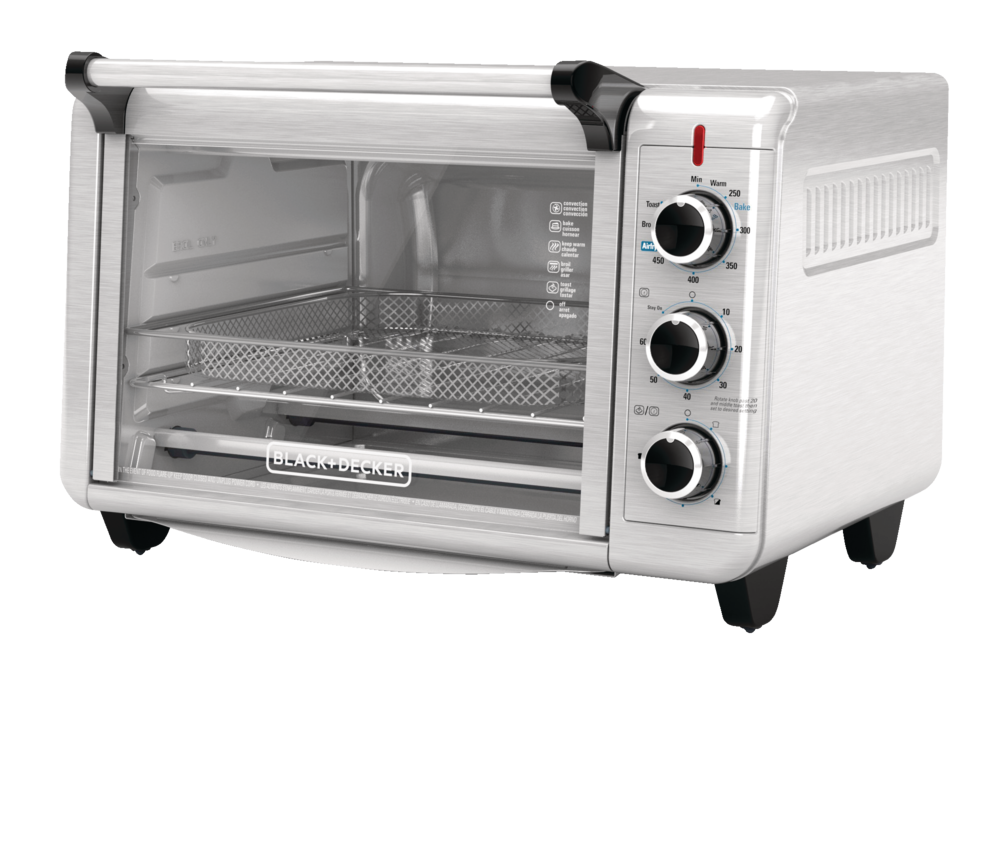 Black & Decker Crisp 'N Bake Convection Air Fryer Toaster Oven w/ 5