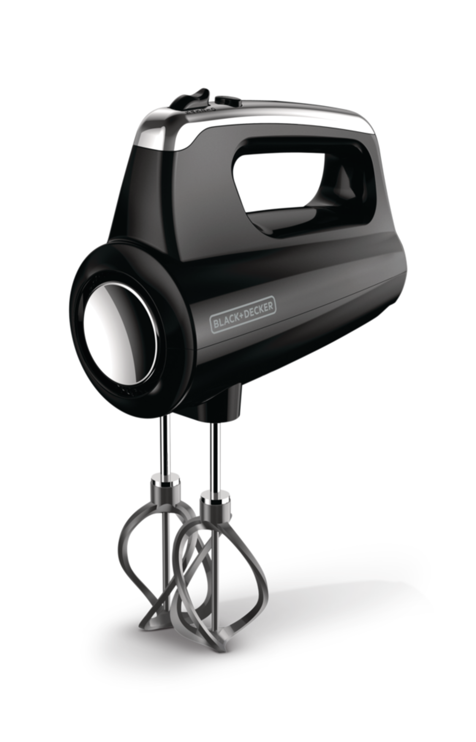 Batteur à main Black & Decker Helix PerformanceMC Premium, 5 vitesses, noir Front_Three_Fourths_Angled_Left