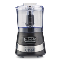 MASTER Chef Compact 3 Cup Hand Chopper/Food Chopper, Black Front_Flat