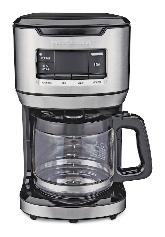 Hamilton Beach Easy Acess Programmable Coffee Maker, Stainless Steel