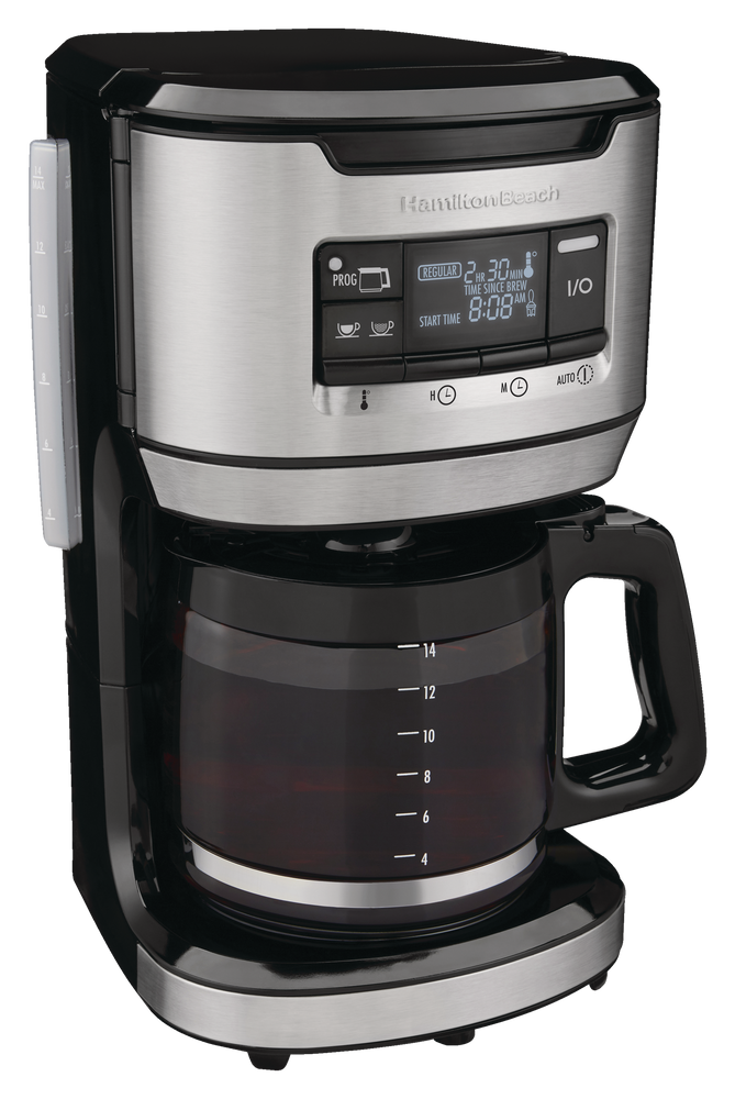 Hamilton Beach Easy Acess Programmable Coffee Maker, Stainless Steel