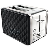 Bella Diamonds Black Toaster, 2-slice