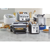 T-fal Maison Stainless Steel Toaster, 4-Slice Front_Angled_Right