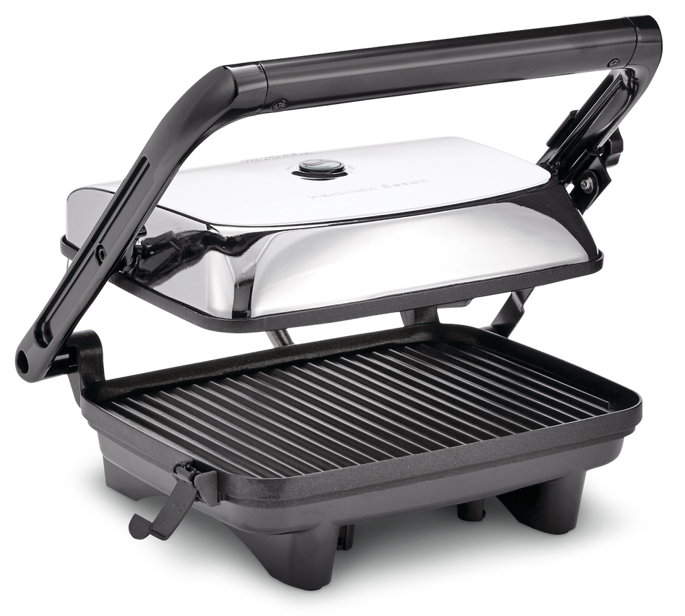 Hamilton Beach NonStick Panini Grill Press/Sandwich Maker, Stainless