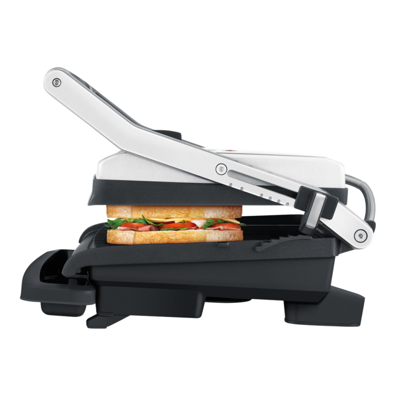 Breville Panini NonStick Indoor Grill & Sandwich Press, Brushed