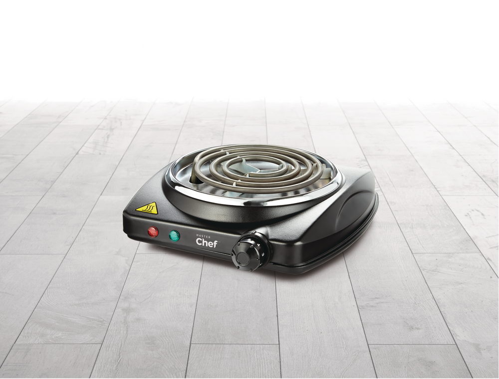 MASTER Chef Single Burner Hot Plate, Black, 1000W Canadian Tire