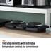 MASTER Chef Double Burner Hot Plate, Black, 1500W Front_Three_Fourths_Angled_Left