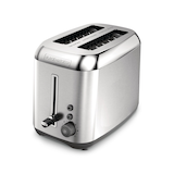 Black & Decker Kitchen Tools® Extra Wide Slots Toaster w/ 7 Settings, Stainless Steel, 2-Slices Front_Three_Fourths_Angled_Left