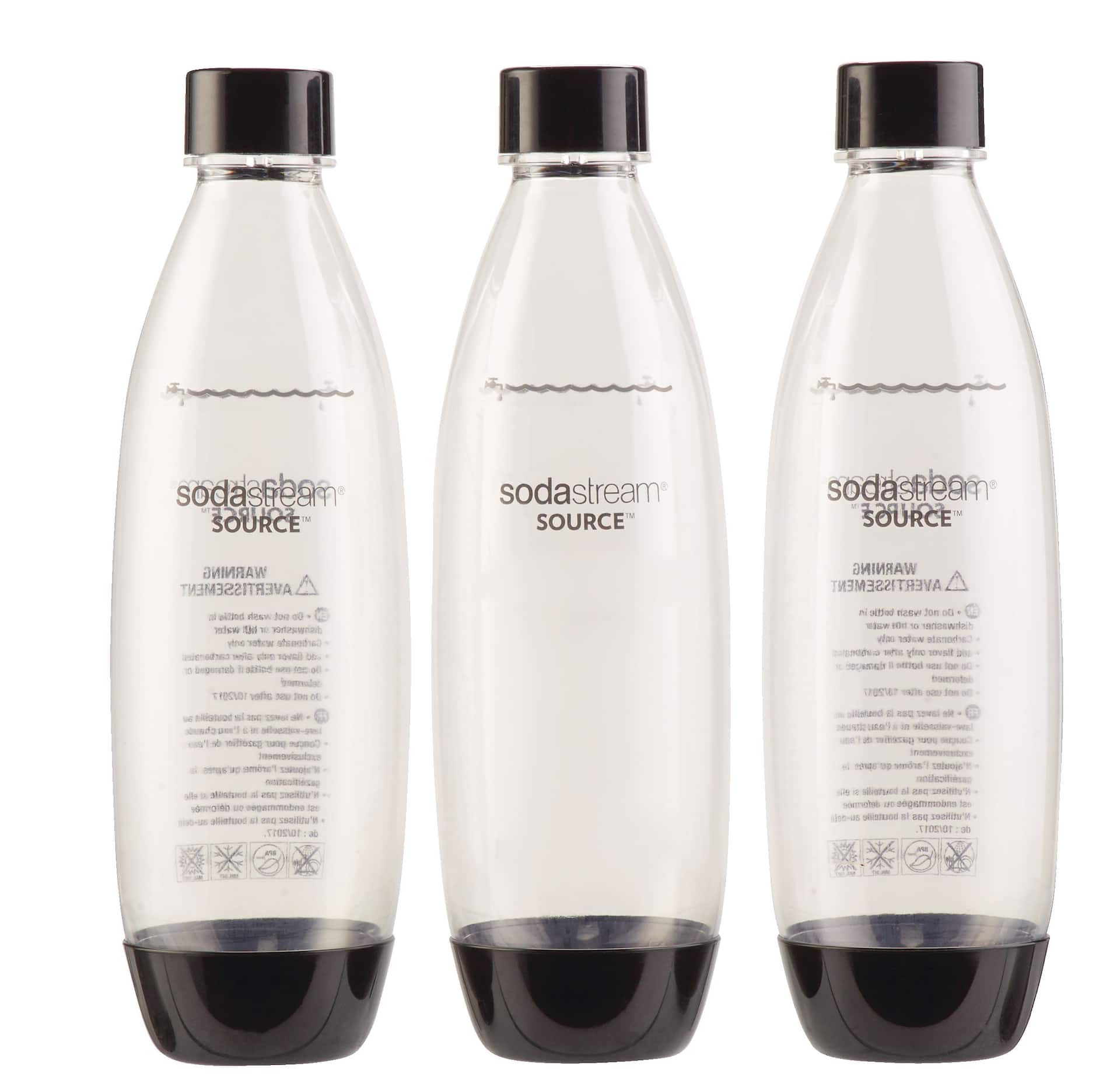3 BOUTEILLES SUPPLEMENTAIRES POUR MACHINE A SODA SODASTREAM