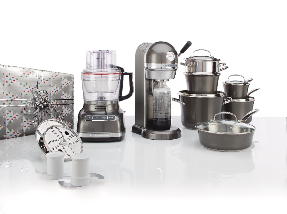 KitchenAid Liquid Graphite Cookware Set, 11pc Canadian Tire