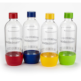 SodaStream Bottle Jet Beverage Maker, 1L, 4-pk Front_Flat