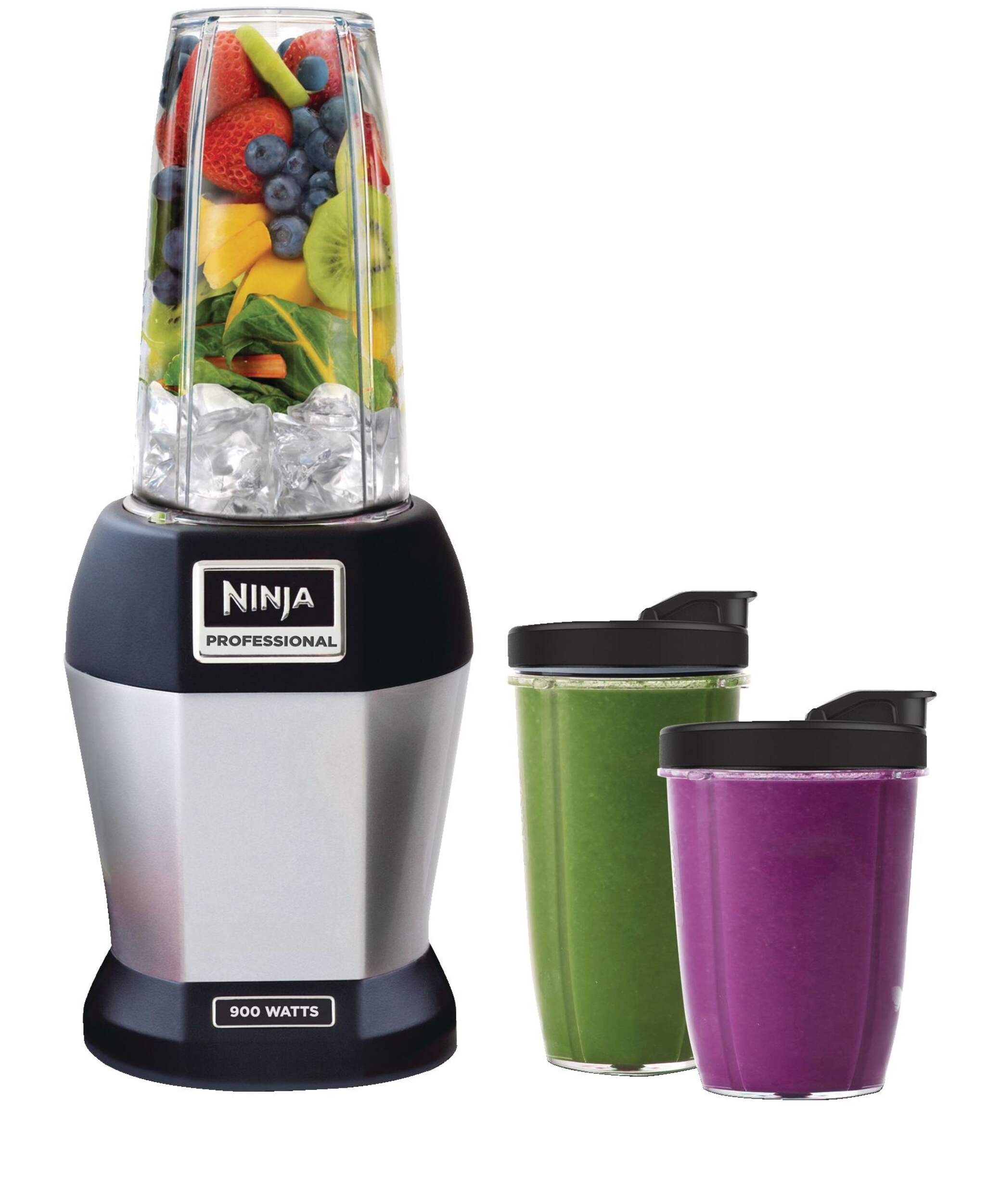 Ninja® Professional Blender w/ 2 Tritan Nutri Ninja Cups, BPAFree