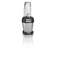 Ninja® Professional Blender w/ 2 Tritan Nutri Ninja Cups, BPA-Free, Stainless Steel, 355 to 710mL Front_Angled_Right