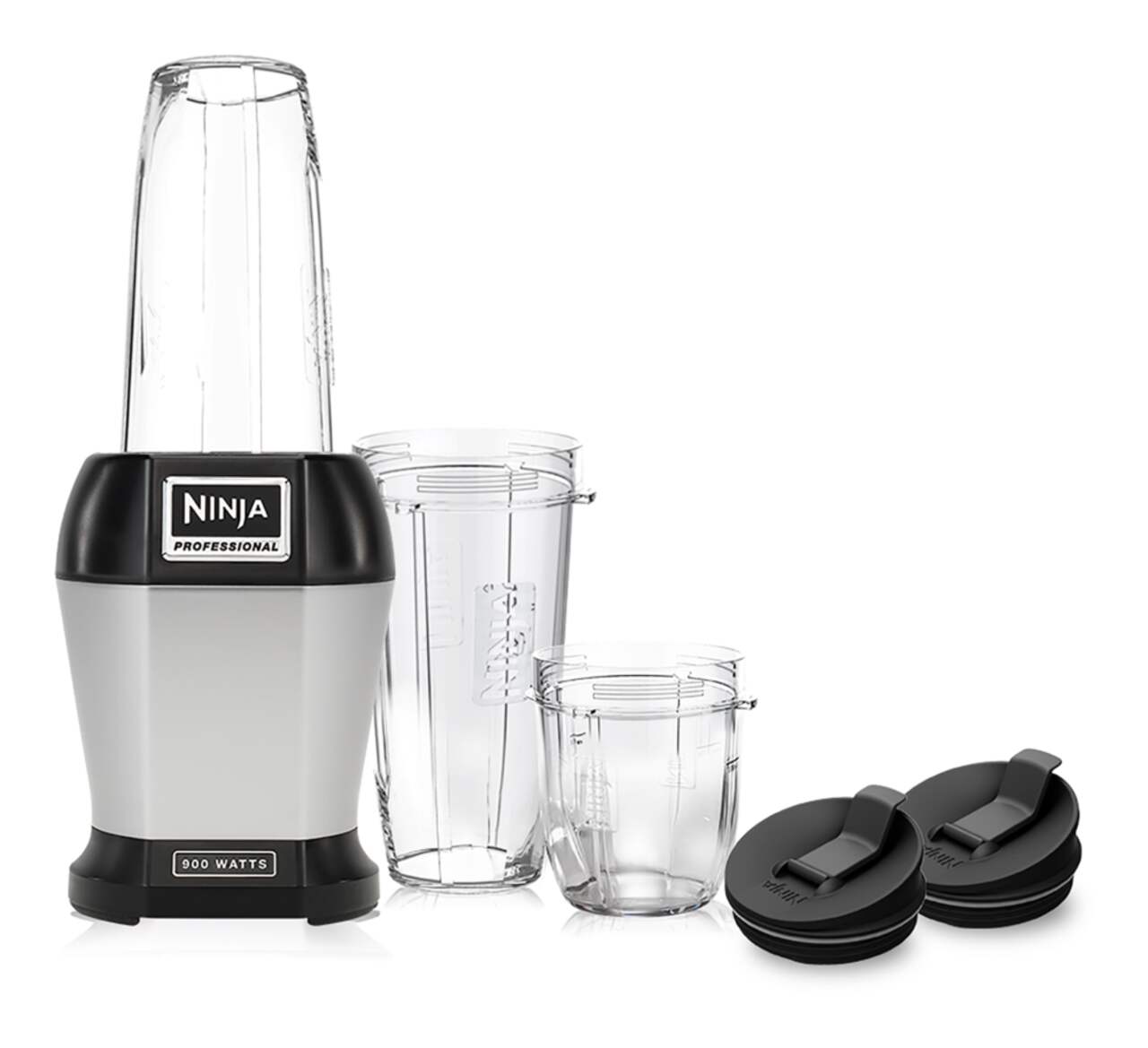 Ninja Professional Blender w 2 Tritan Nutri Ninja Cups BPA Free Stainless Steel 355 to 710mL Canadian Tire