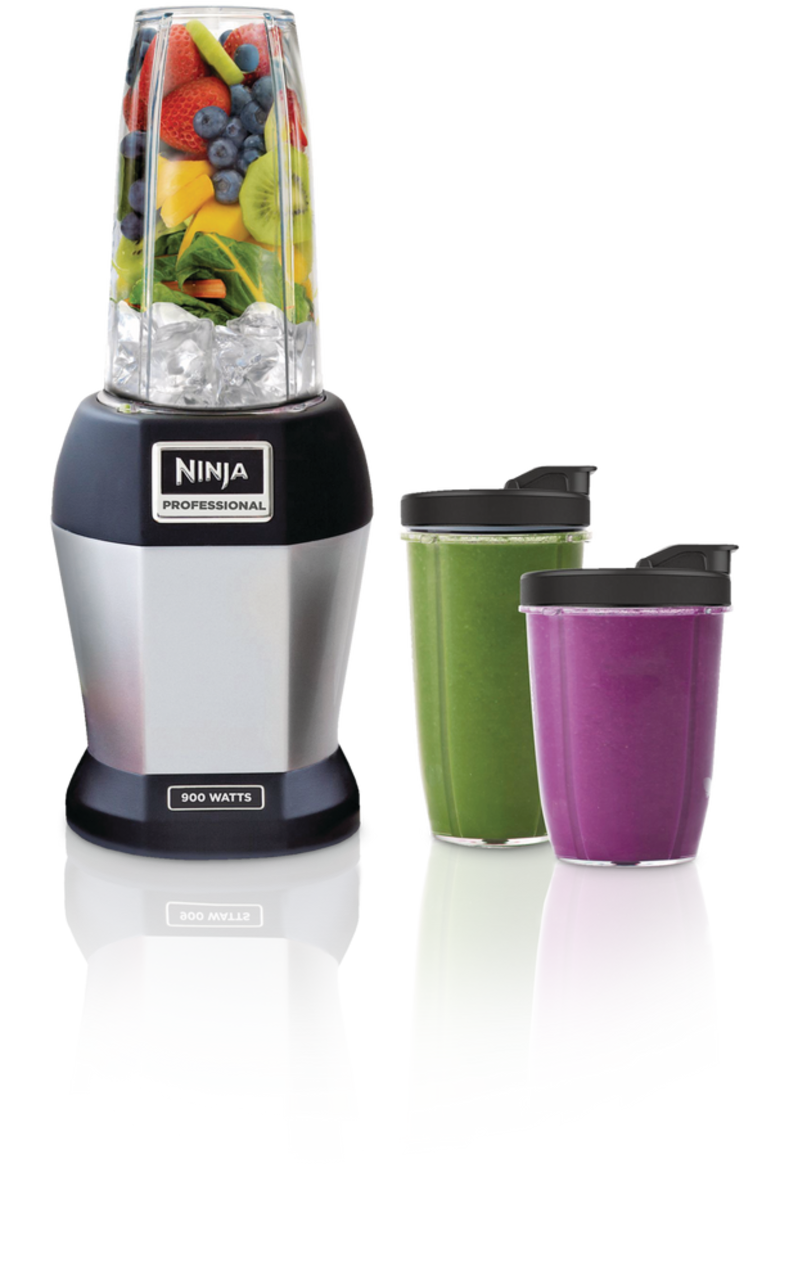 Ninja® Professional Blender w/ 2 Tritan Nutri Ninja Cups, BPAFree