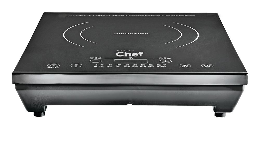 MASTER Chef Portable Induction Cooktop w/ LED Display, Black, 1800W