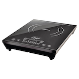MASTER Chef Portable Induction Cooktop w/ LED Display, Black, 1800W Front_Three_Fourths_Angled_Left