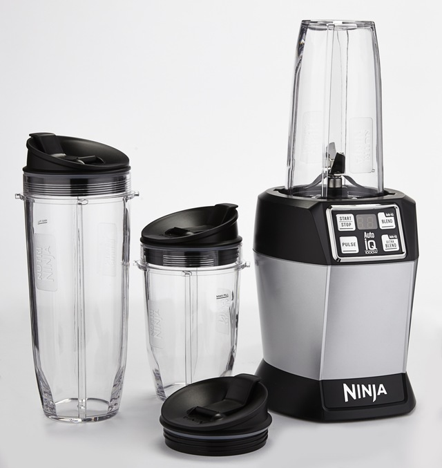 Ninja® Auto iQ® Blender w/ 3 Tritan Nutri Ninja Cups, BPA