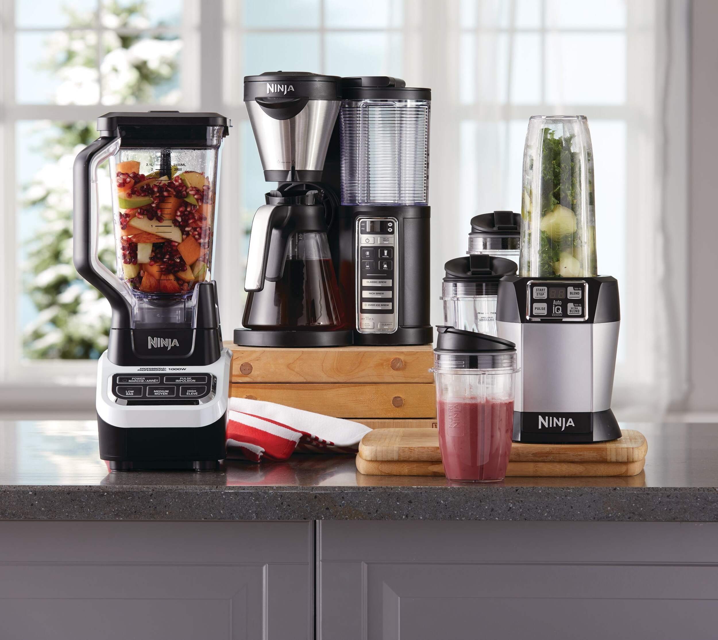 Ninja® Professional Blender, BPAFree, Stainless Steel, 1000W