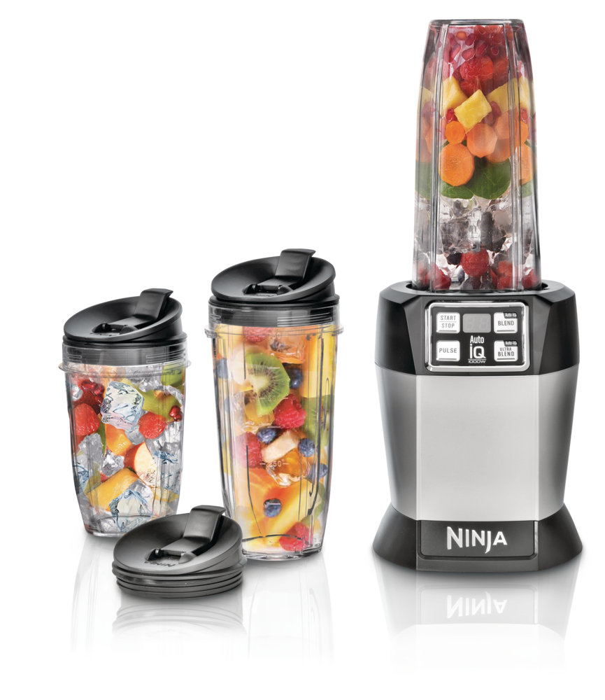 Ninja® Auto iQ® Blender w/ 3 Tritan Nutri Ninja Cups, BPA