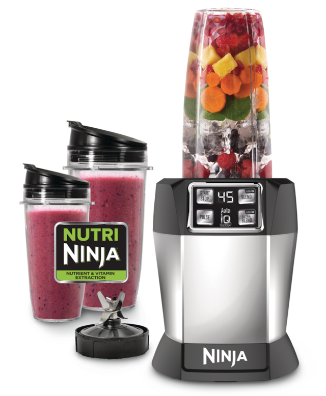 Ninja® Auto iQ® Blender w/ 3 Tritan Nutri Ninja Cups, BPA