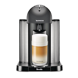 Nespresso Vertuo Coffee & Espresso Machine by Breville, Matte Black Front_Elevated