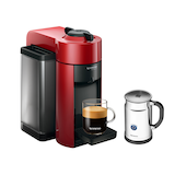 Nespresso Vertuo Evoluo Espresso & Coffee Maker Bundle, Red