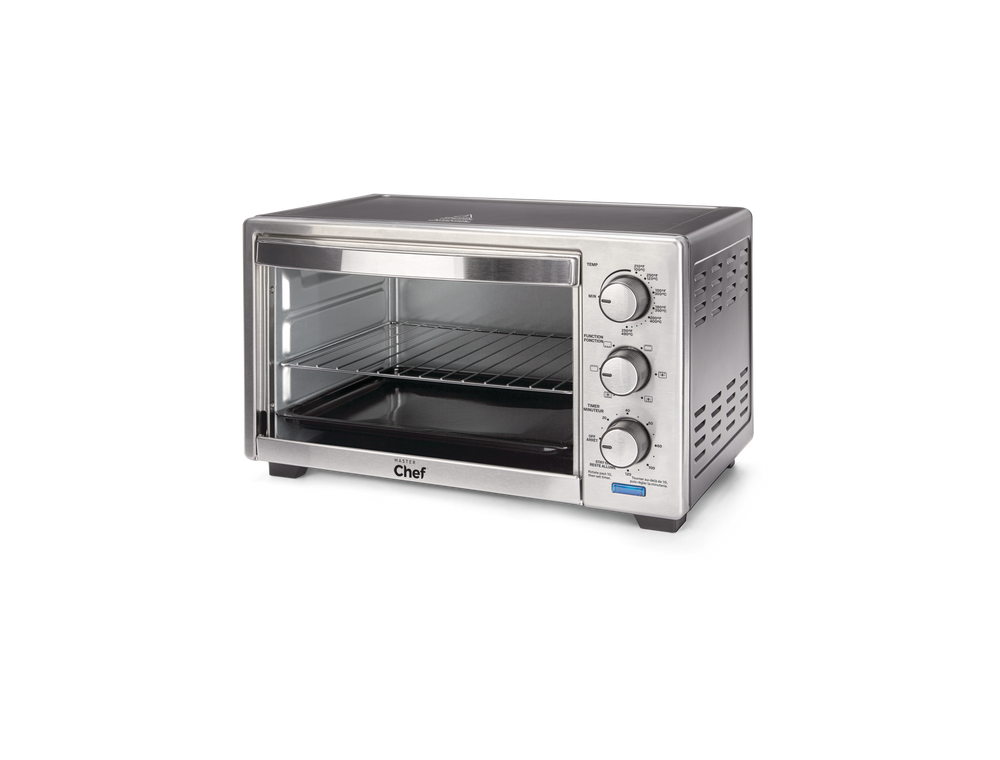 MASTER Chef Convection Toaster Oven w/ 4 Functions, Stainless Steel