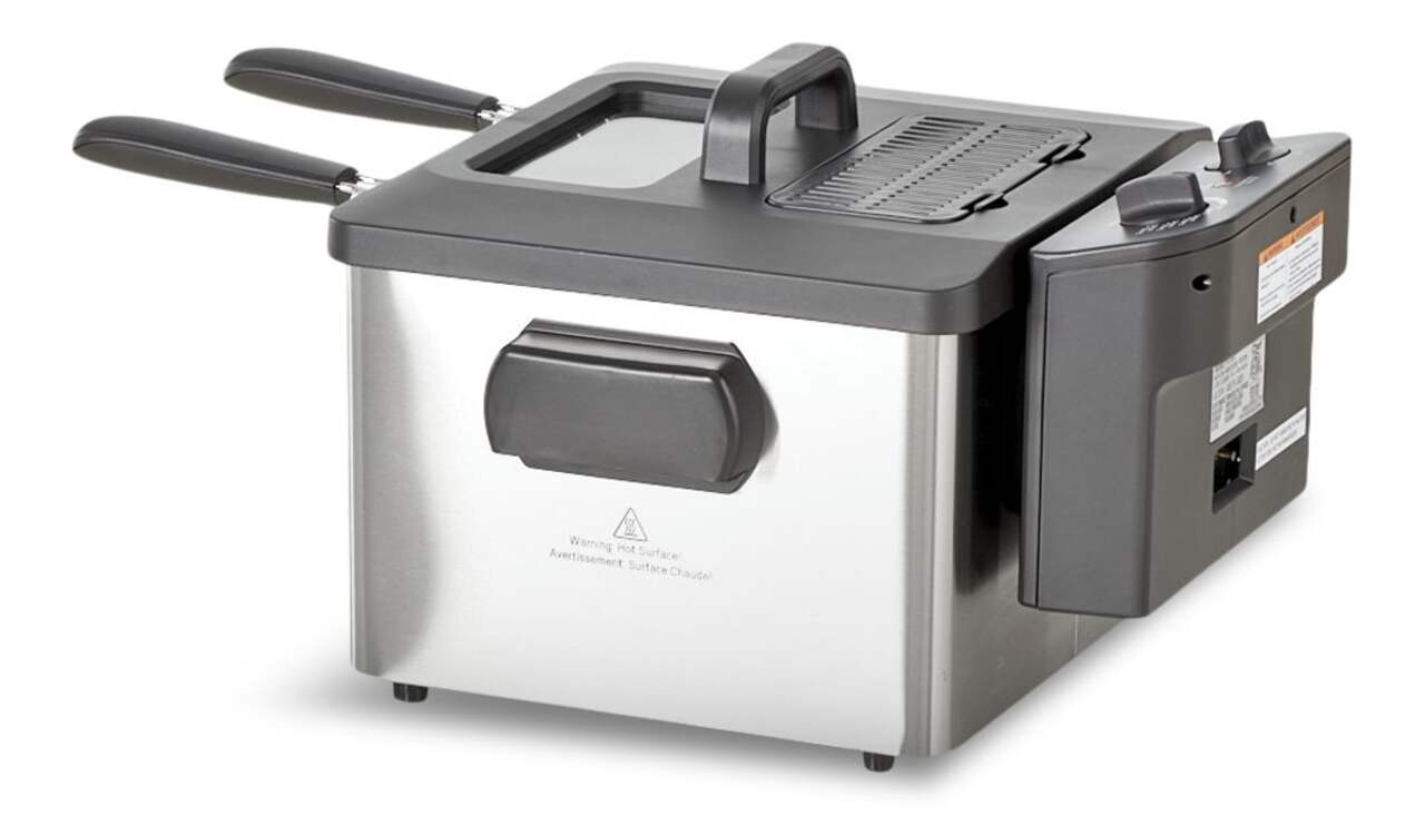 MASTER Chef Deep Fryer w/ 2 Basket Capacity, Stainless Steel, 4.5L
