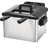 MASTER Chef Deep Fryer with 2 Basket Capacity, Stainless Steel, 4.5-L Front_Three_Fourths_Angled_Left