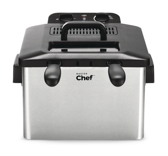 MASTER Chef Deep Fryer w/ 2 Basket Capacity, Stainless Steel, 4.5L