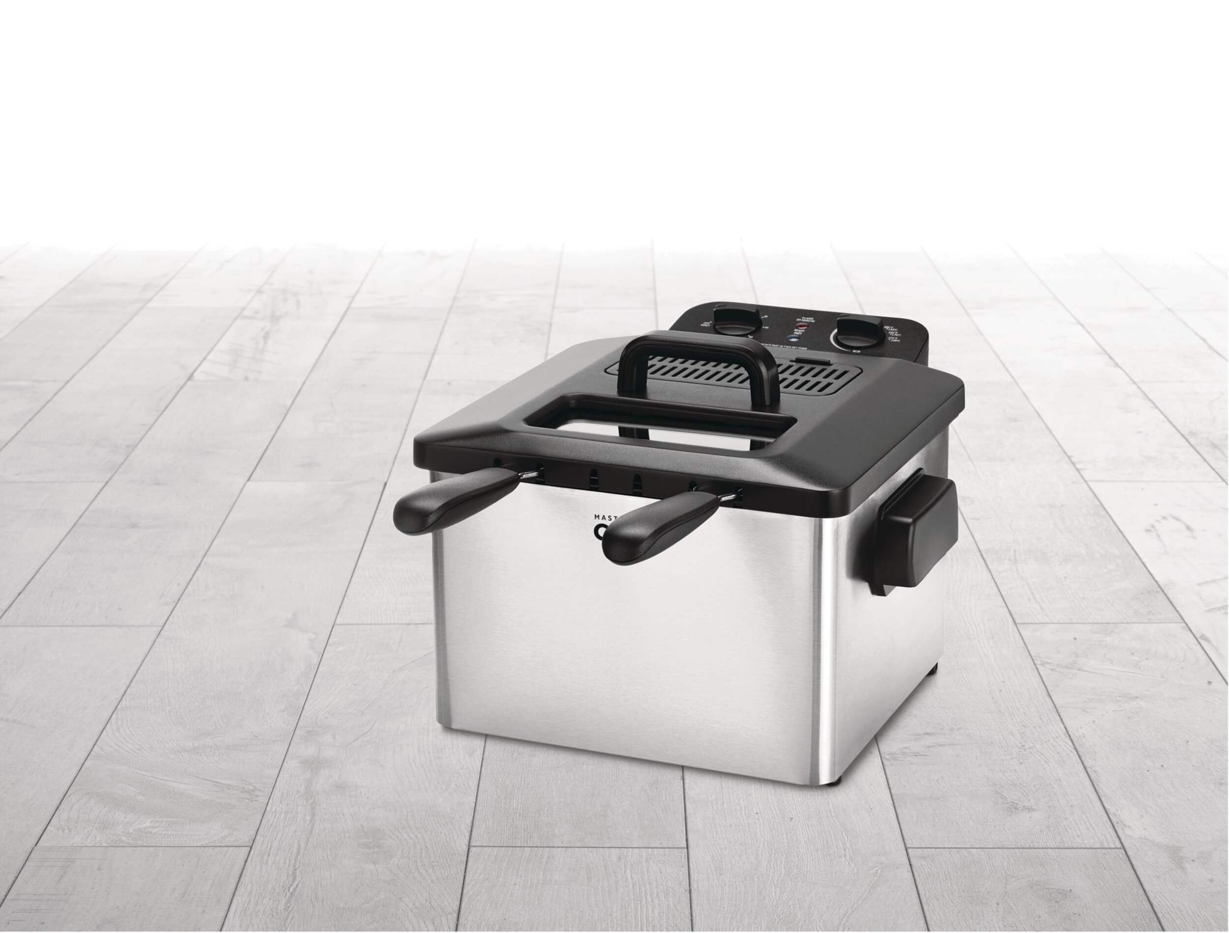 MASTER Chef Deep Fryer w/ 2 Basket Capacity, Stainless Steel, 4.5L