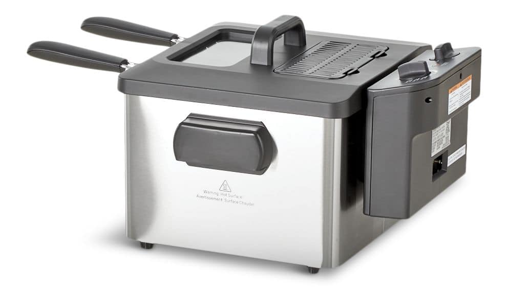 MASTER Chef Deep Fryer w/ Basket Capacity, Stainless Steel, 4.5L  Canadian Tire