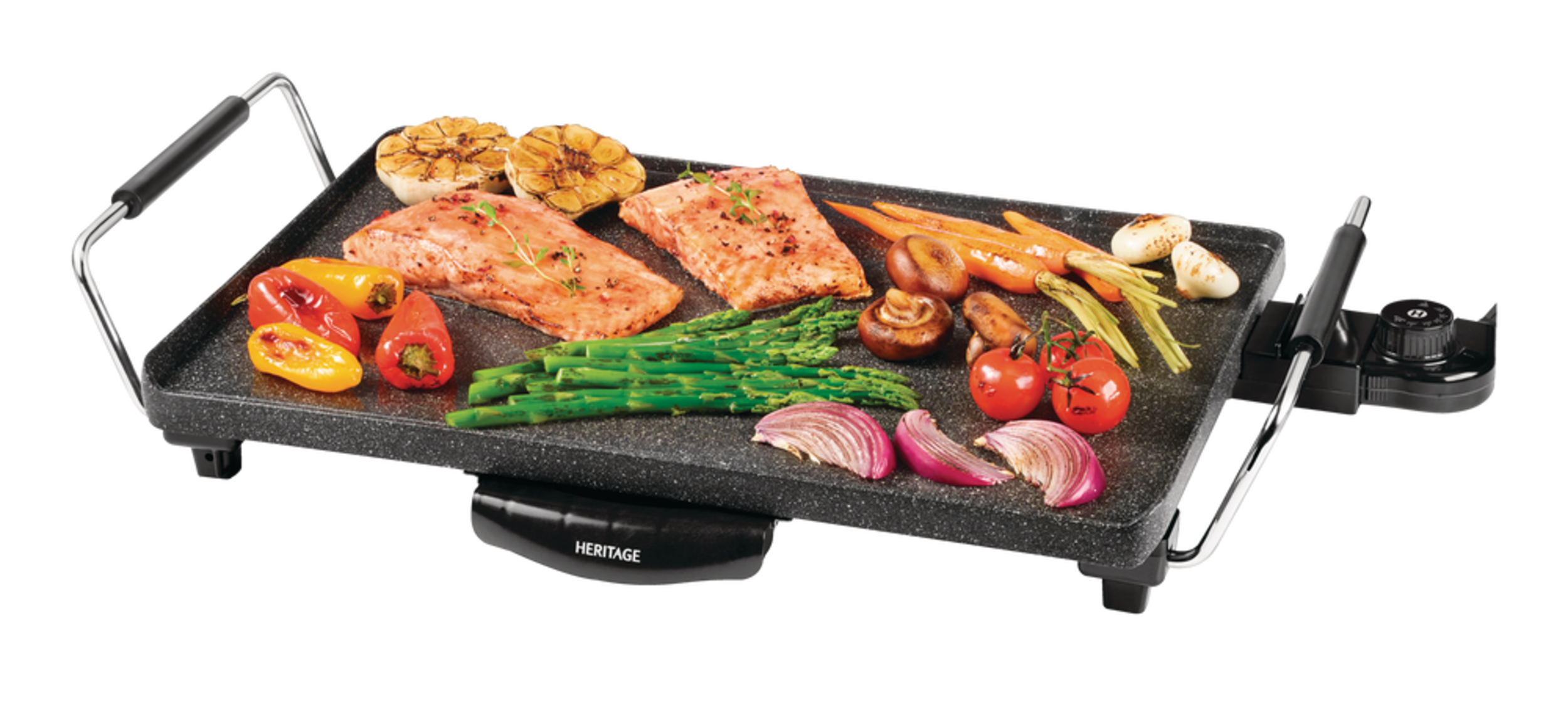 Heritage The Rock FamilySized NonStick Electric Griddle/Party Grill