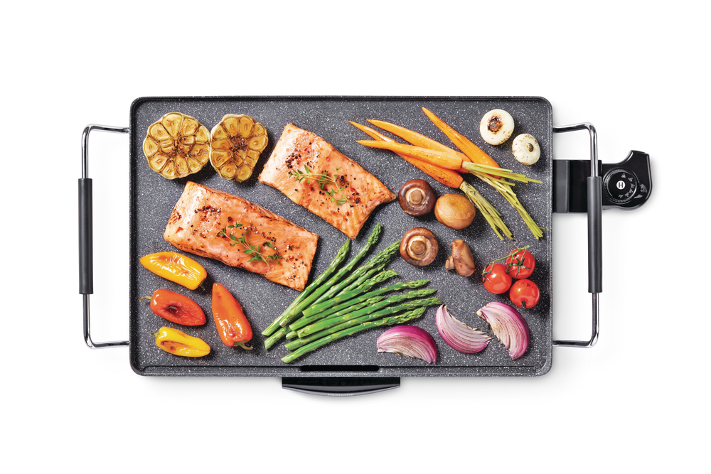 Heritage The Rock FamilySized NonStick Electric Griddle/Party Grill