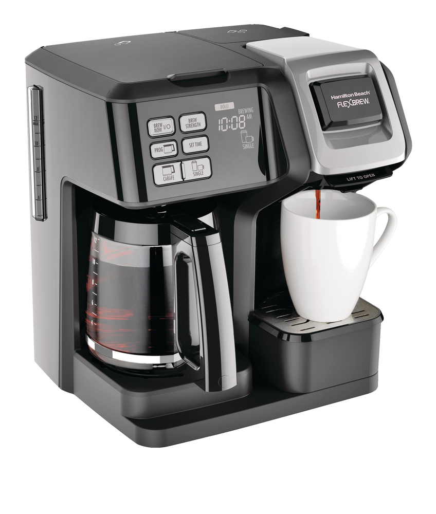 Hamilton Beach FlexBrew® 2Way Programmable Coffee Maker w/ Glass