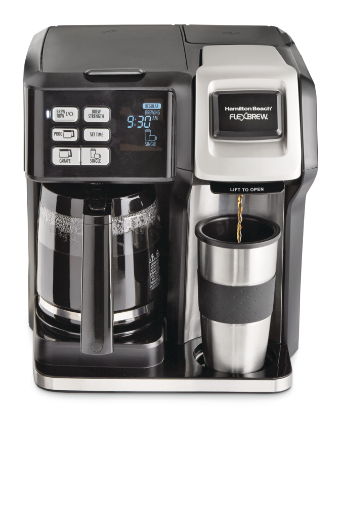 Hamilton Beach FlexBrew® 2Way Programmable Coffee Maker w/ Glass