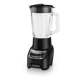 Black & Decker Blender Power Crush 4-Speed Piano Key, Black, 700W Front_Three_Fourths_Angled_Left