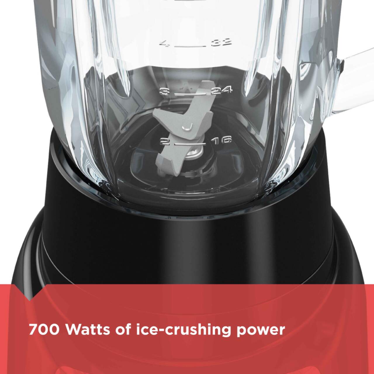 New Black+Decker Power Crush Multi-Function Blender QuadPro Blade BL1230SG