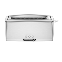 Black & Decker Long Slot Toaster, 2-Slice Front_Flat