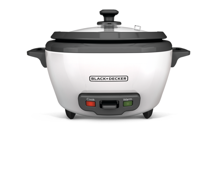 Black & Decker NonStick Rice Cooker & Steamer White, 6 Cups Canadian