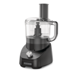 Black & Decker 3-in-1 Food Processor Black, 8 Cups Front_Three_Fourths_Angled_Left