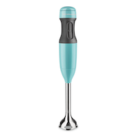 KitchenAid 2-Speed Hand Blender, Aqua Sky Front_Three_Fourths_Angled_Right