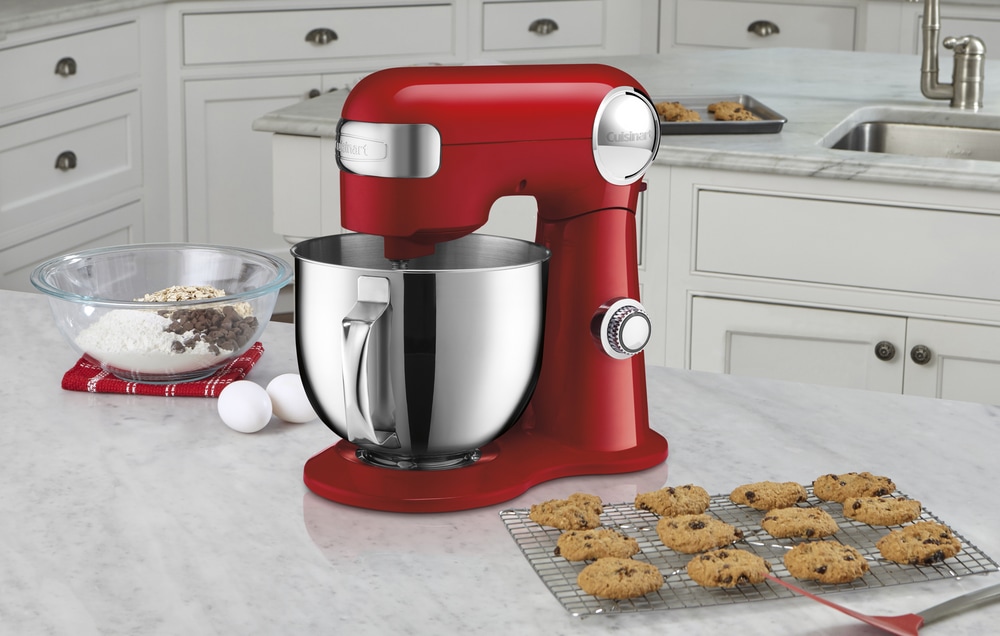 Cuisinart® Precision Master™ TiltHead Stand Mixer w/ 12 Speeds, Red, 5